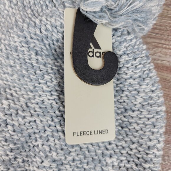 NEW Adidas Recon 3 Ballie Pom Beanie Men's One Size Fleece Lined Winter Hat Knit - Picture 2 of 6